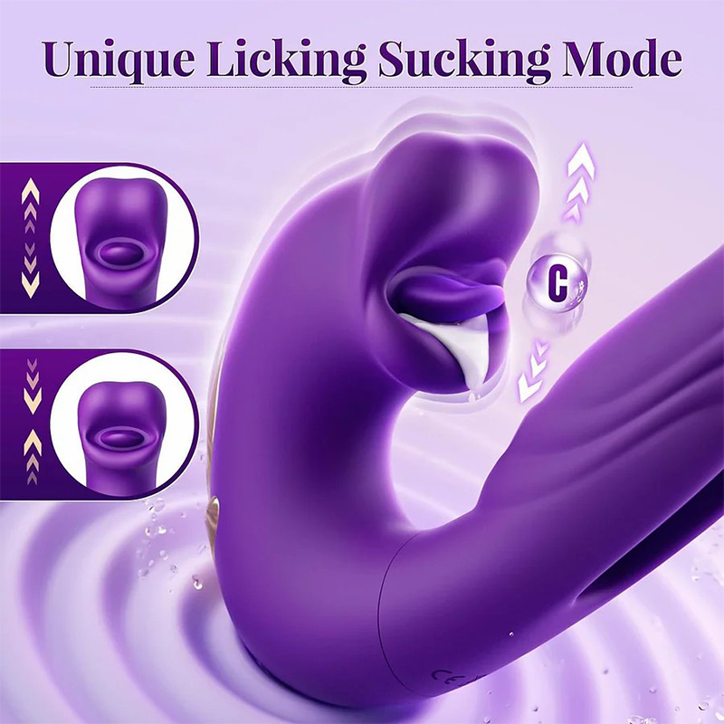 ❄️ LAST DAY 70% OFF 💋 2026 Upgraded Yagoo™ 4-in-1 Flapping & Licking Vibrator