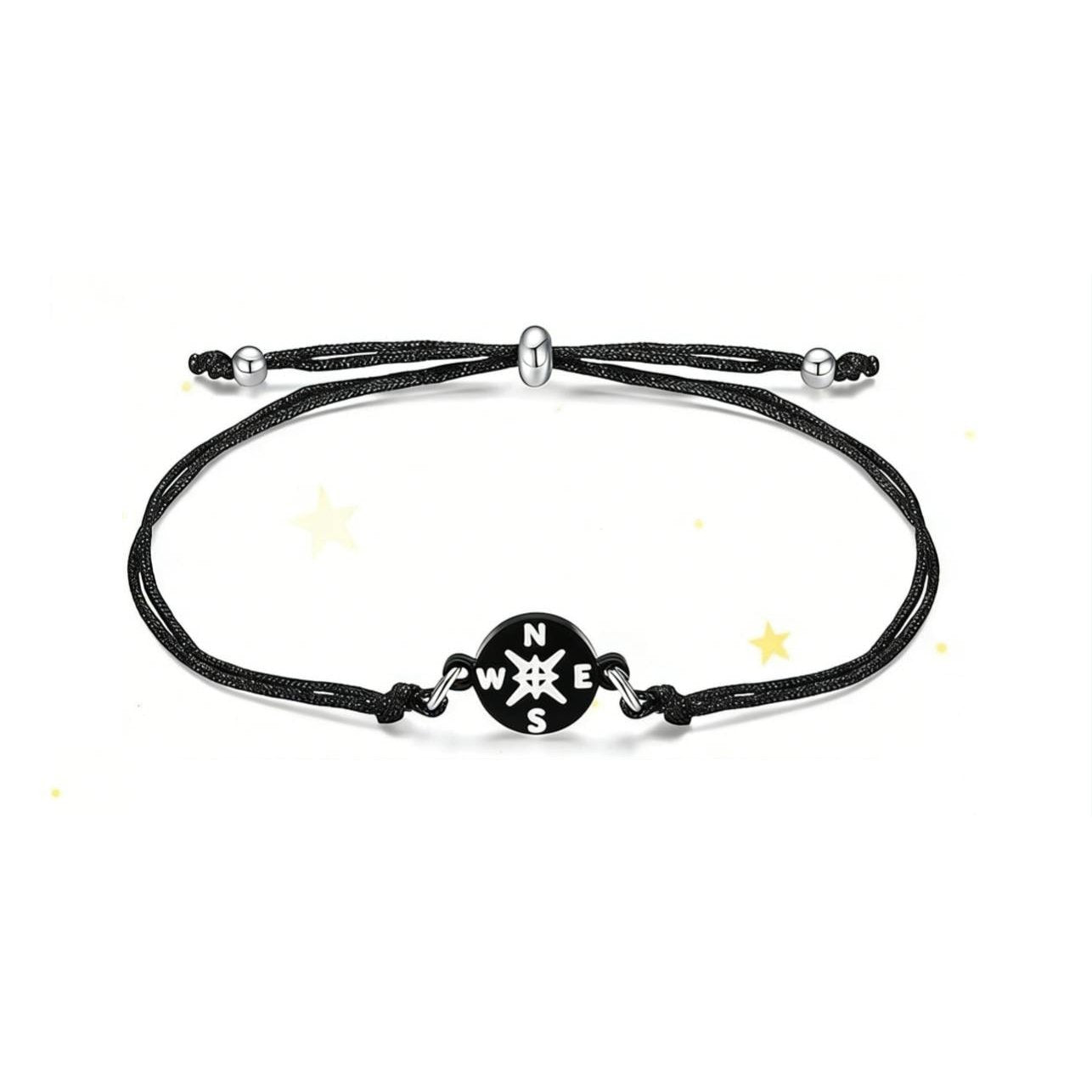 🔥Graduation Compass Bracelet for Class of 2026🔥 – Inspirational Gift for Her Him, High School College 8th Grade Graduate, Stainless Steel with Heartfelt Card & Graduation Cap Box