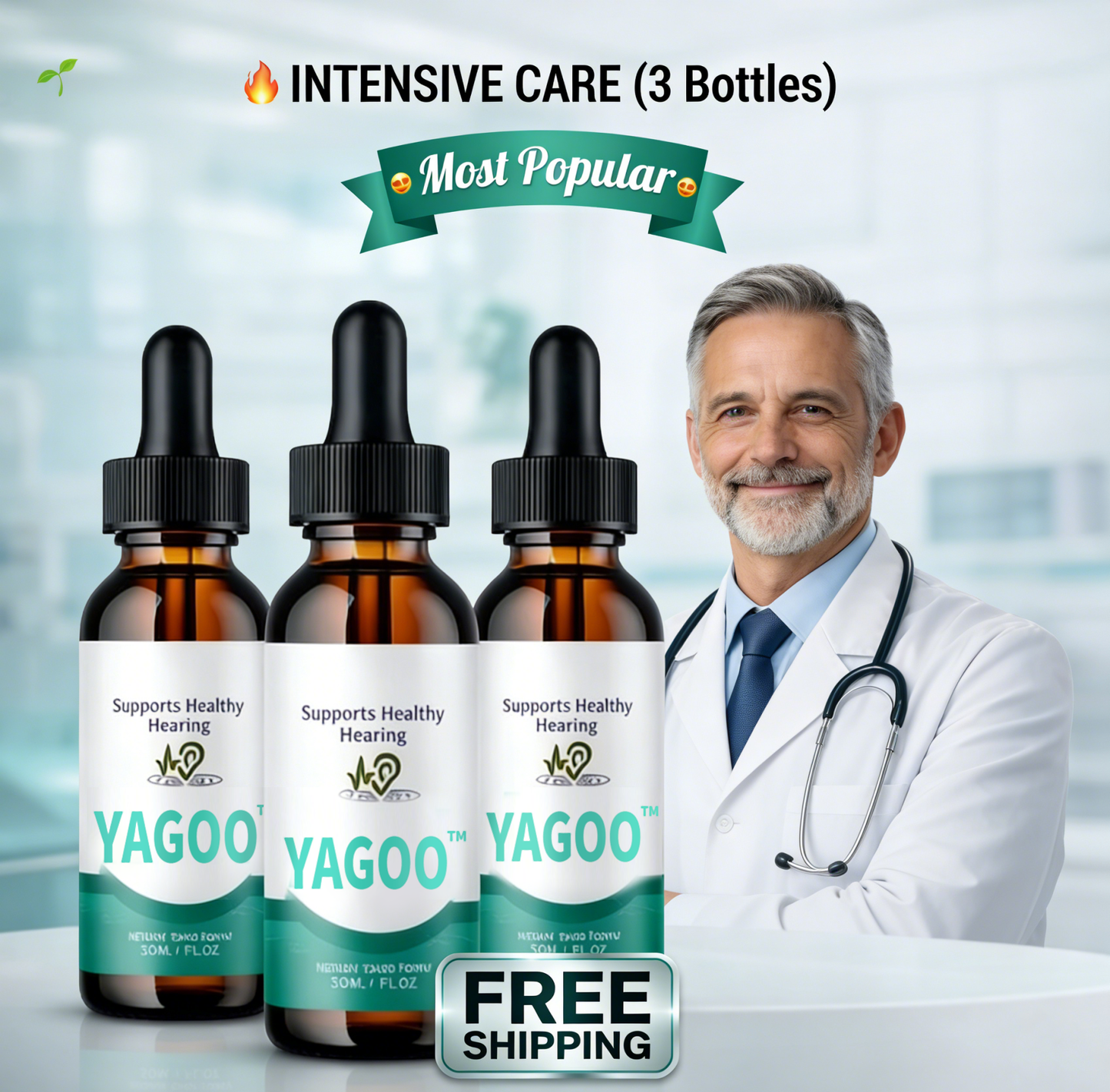 👂70%OFF-2026 Upgrade🔥YAGOO® Tinnitus Ear Drops — Cleans Earwax, Relieves Tinnitus
