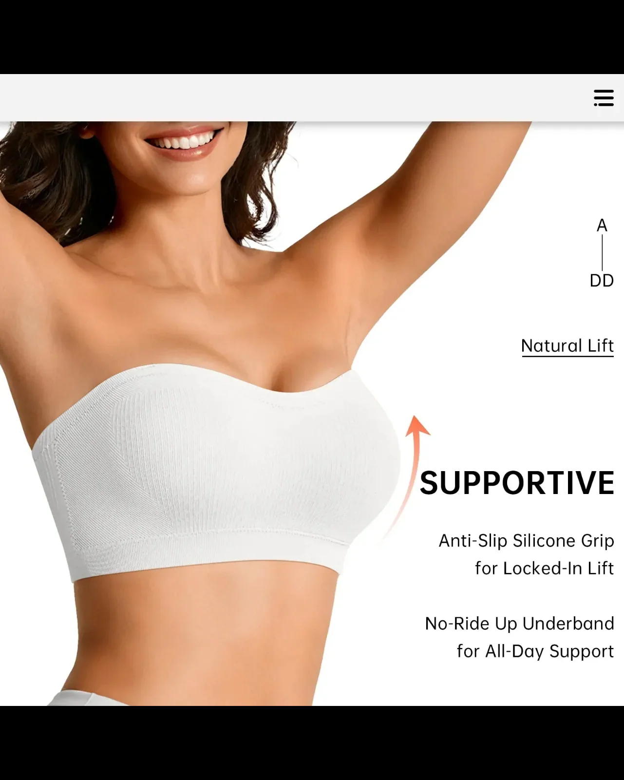 👙Buy more save moreWomen’s💖 Wireless Bandeau Bra with Removable Straps