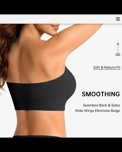 👙Buy more save moreWomen’s💖 Wireless Bandeau Bra with Removable Straps