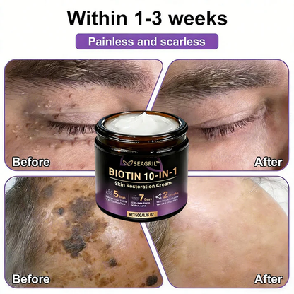 Made and Shipped from USA ✨SEAGRIL® Biotin 10-in-1 Skin Restoration Cream 🍀