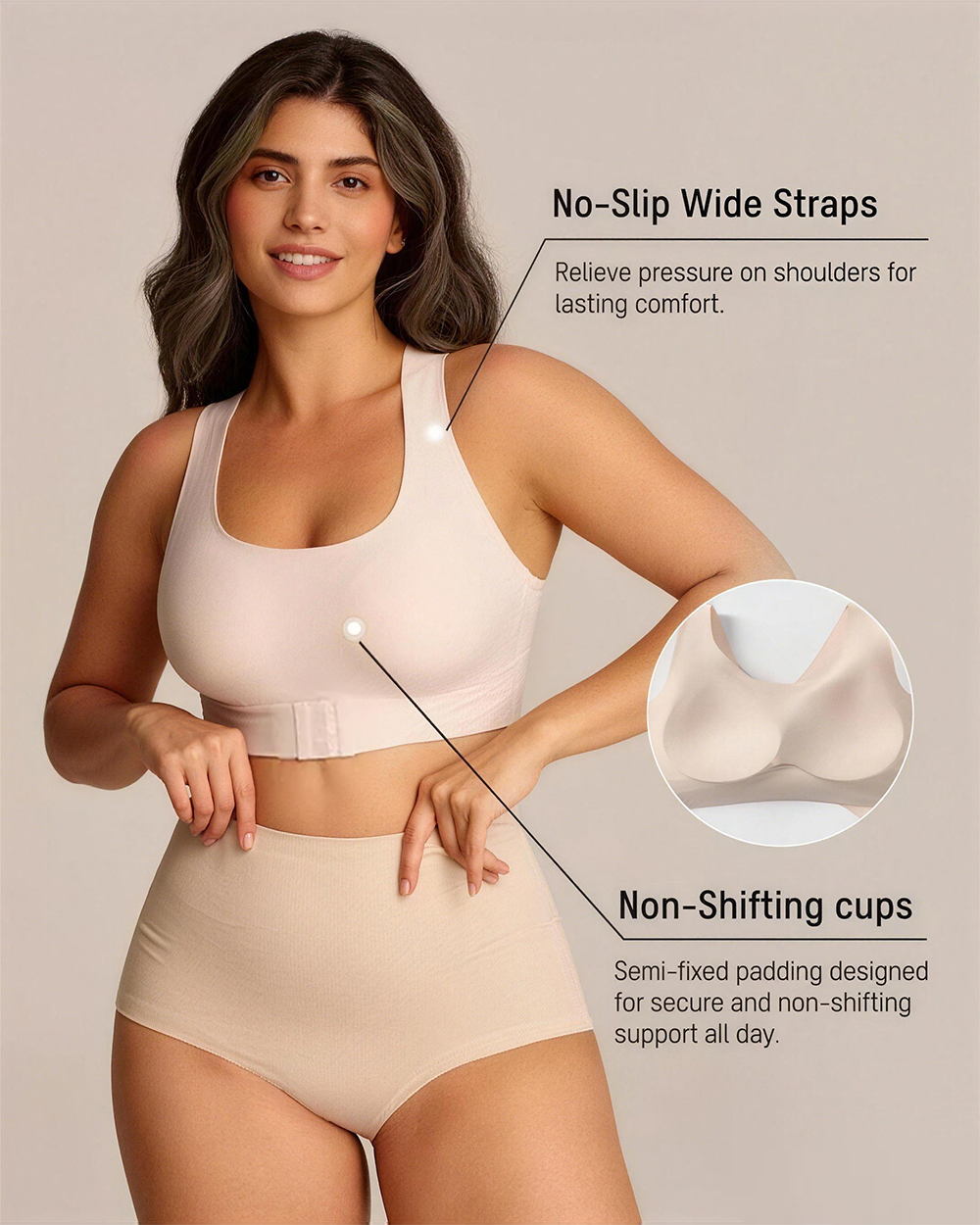 (🎁Last Day 49% OFF)🔥Posture Correction Wireless Sports Bra
