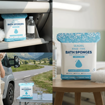 (🎁Last Day 49% OFF)🔥 🌈Disposable Rinse-Free Bathing Wipes🧼