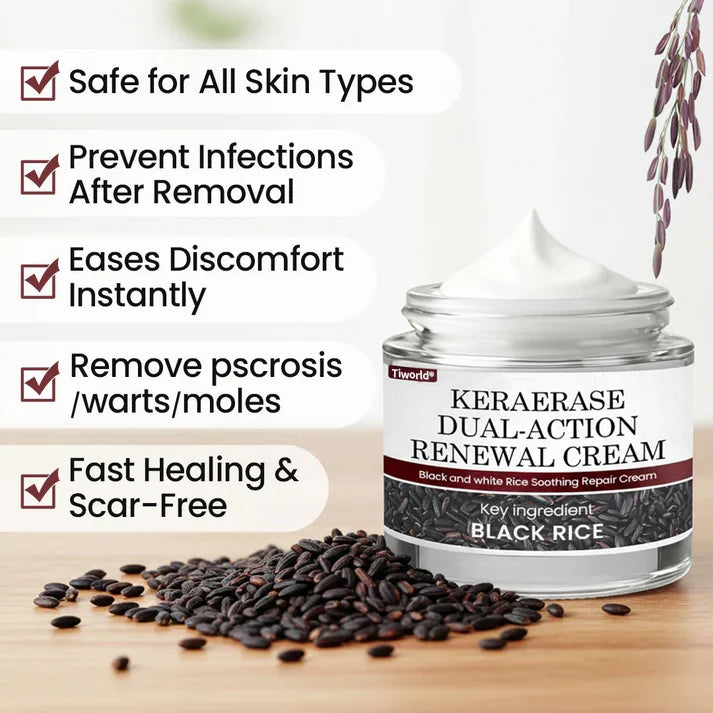 Tiworld KeraErase Dual-Action Renewal Cream | Smooth & Renew Skin Effortlessly