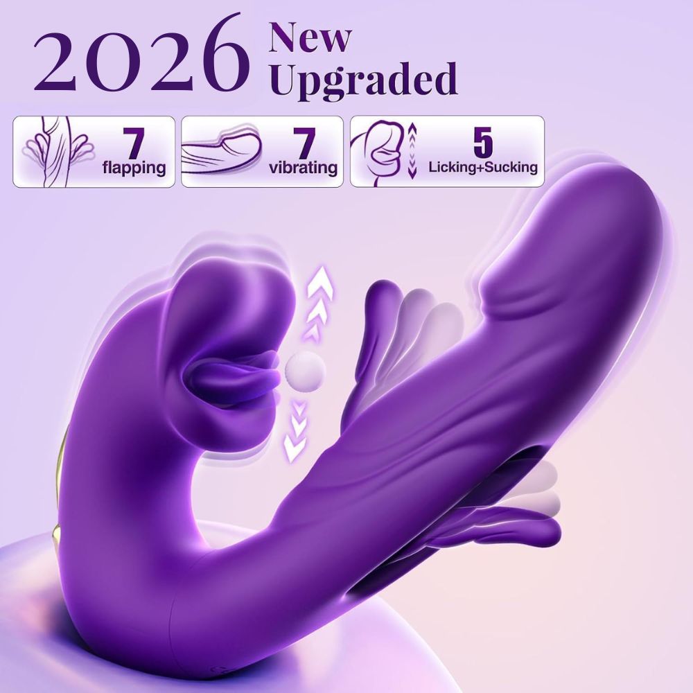 ❄️ LAST DAY 70% OFF 💋 2026 Upgraded Yagoo™ 4-in-1 Flapping & Licking Vibrator