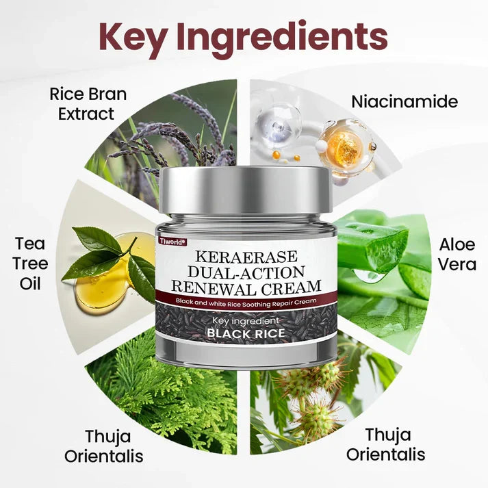 Tiworld KeraErase Dual-Action Renewal Cream | Smooth & Renew Skin Effortlessly