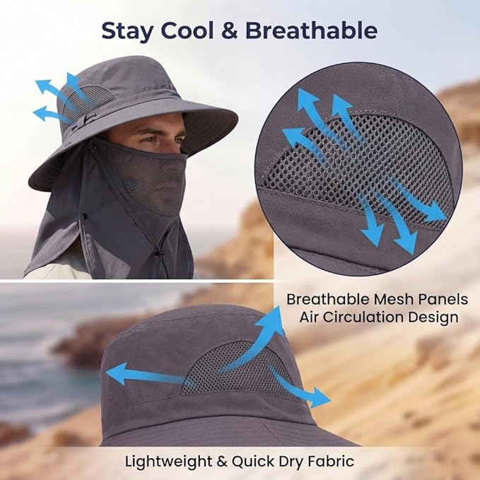🔥LAST DAY 47% OFF🎣- Unisex Adventure Shield - Extreme UV Protection for All Terrains