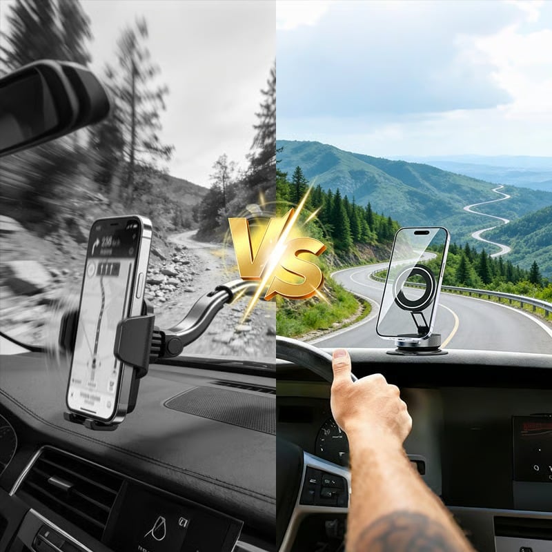 🔥2026 Spring Special Offer 50% OFF👒Vacuum Phone Mount with One-Step-Lock