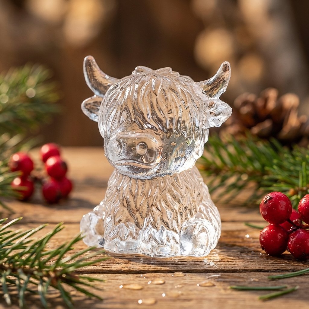 🔥LAST DAY SALE$ 9.99!!⚡50K+ SOLD!🐮 Mini Highland Cow Ice Cube Mold – Cute 3D Ice for Drinks, Parties & Gifts