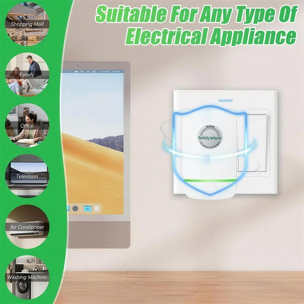 ⚡Last Day Sale Plug-In Power Box with US Plug ✨ Reduce Electricity Bill & Energy Waste
