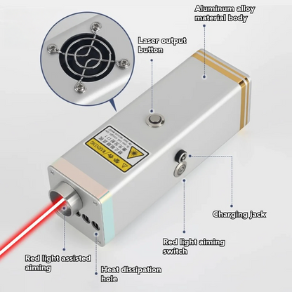 🔥2026 Brand New “Shadow Samurai” 120W 900–1100nm Infrared Laser Cannon