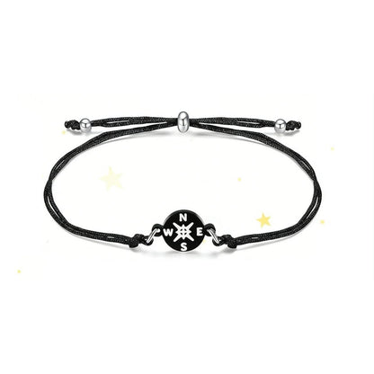 🔥Graduation Compass Bracelet for Class of 2026🔥 – Inspirational Gift for Her Him, High School College 8th Grade Graduate, Stainless Steel with Heartfelt Card & Graduation Cap Box
