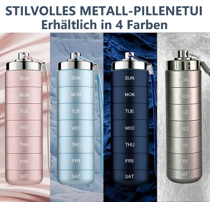 🚀 LIMITED OFFER 50% OFF – Shop Now! 🧳💊Metal Travel Pill Organizer