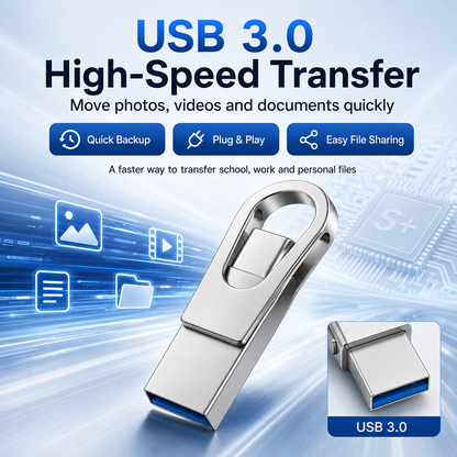 ⚡ 2026 2-in-1 USB C Pendrive – High-Speed Memory for Students & Office
