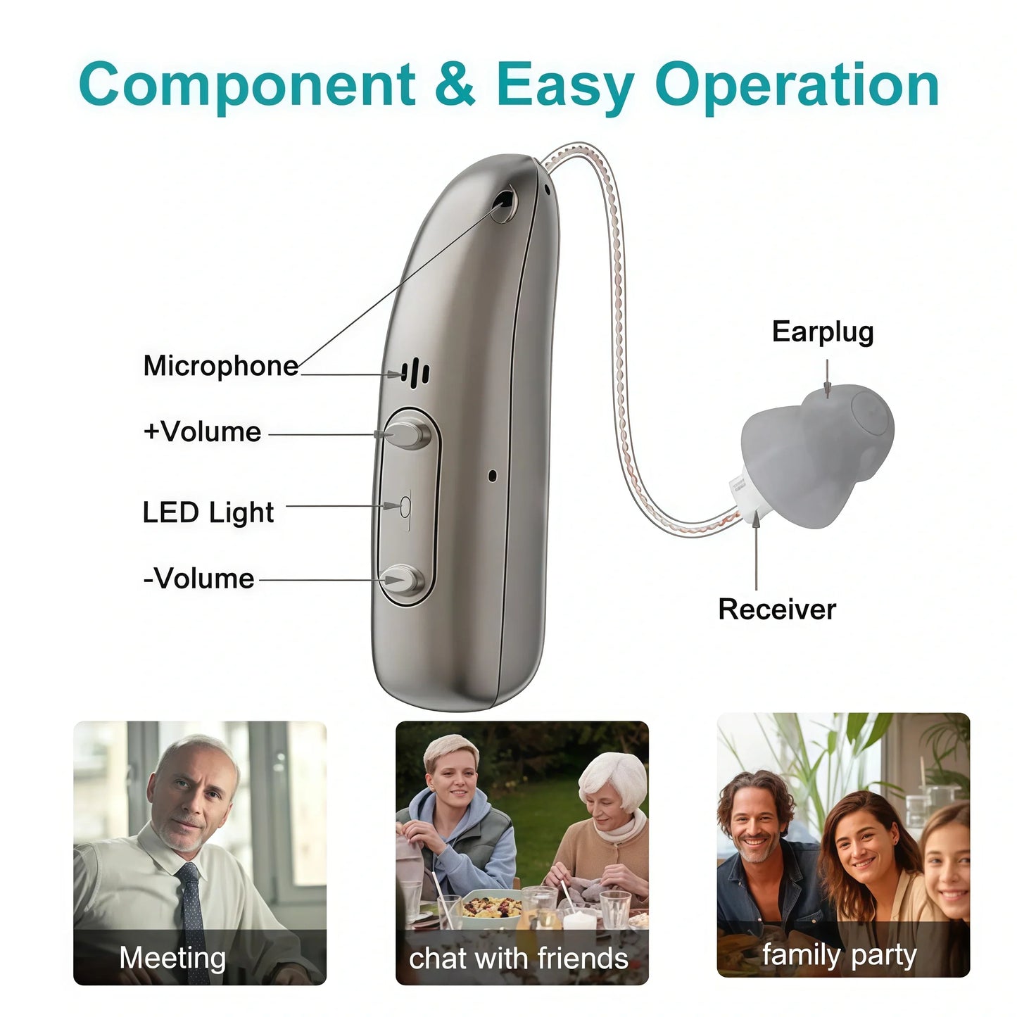 🔥The last 3 hours 70% OFF! -  Smart hearing aids 🏆 2026 Best Seller