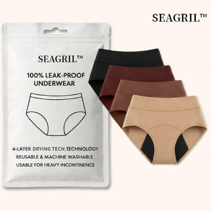 🌸💖Last Day 50% OFF|SEAGRIL™ 100% Leak-Proof Underwear 4-pack