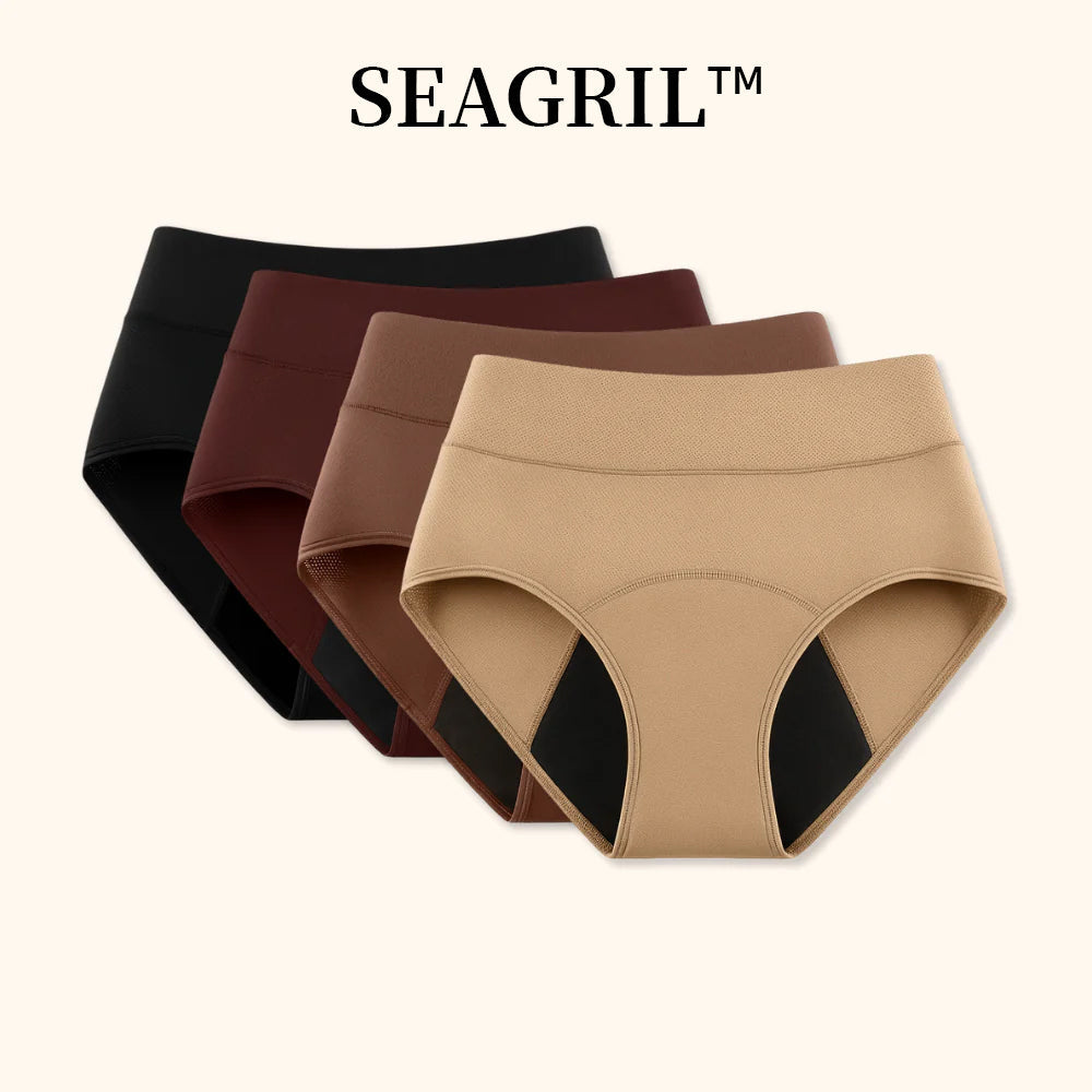 🌸💖Last Day 50% OFF|SEAGRIL™ 100% Leak-Proof Underwear 4-pack