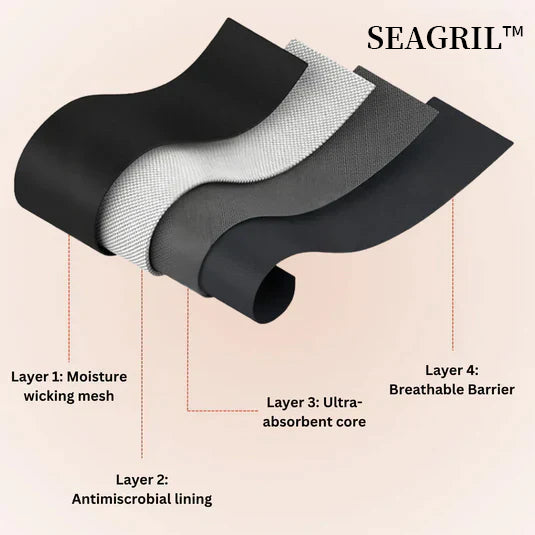 🌸💖Last Day 50% OFF|SEAGRIL™ 100% Leak-Proof Underwear 4-pack