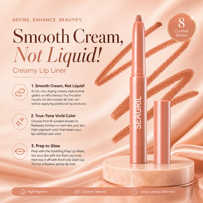 Easy Glide Lip Liner — Creamy, Blendable Color with Smooth Application, Summervibes