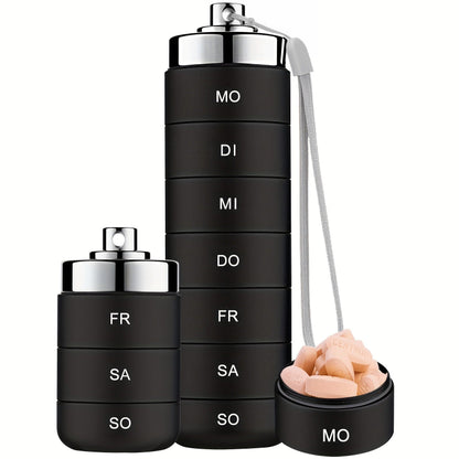 🚀 LIMITED OFFER 50% OFF – Shop Now! 🧳💊Metal Travel Pill Organizer
