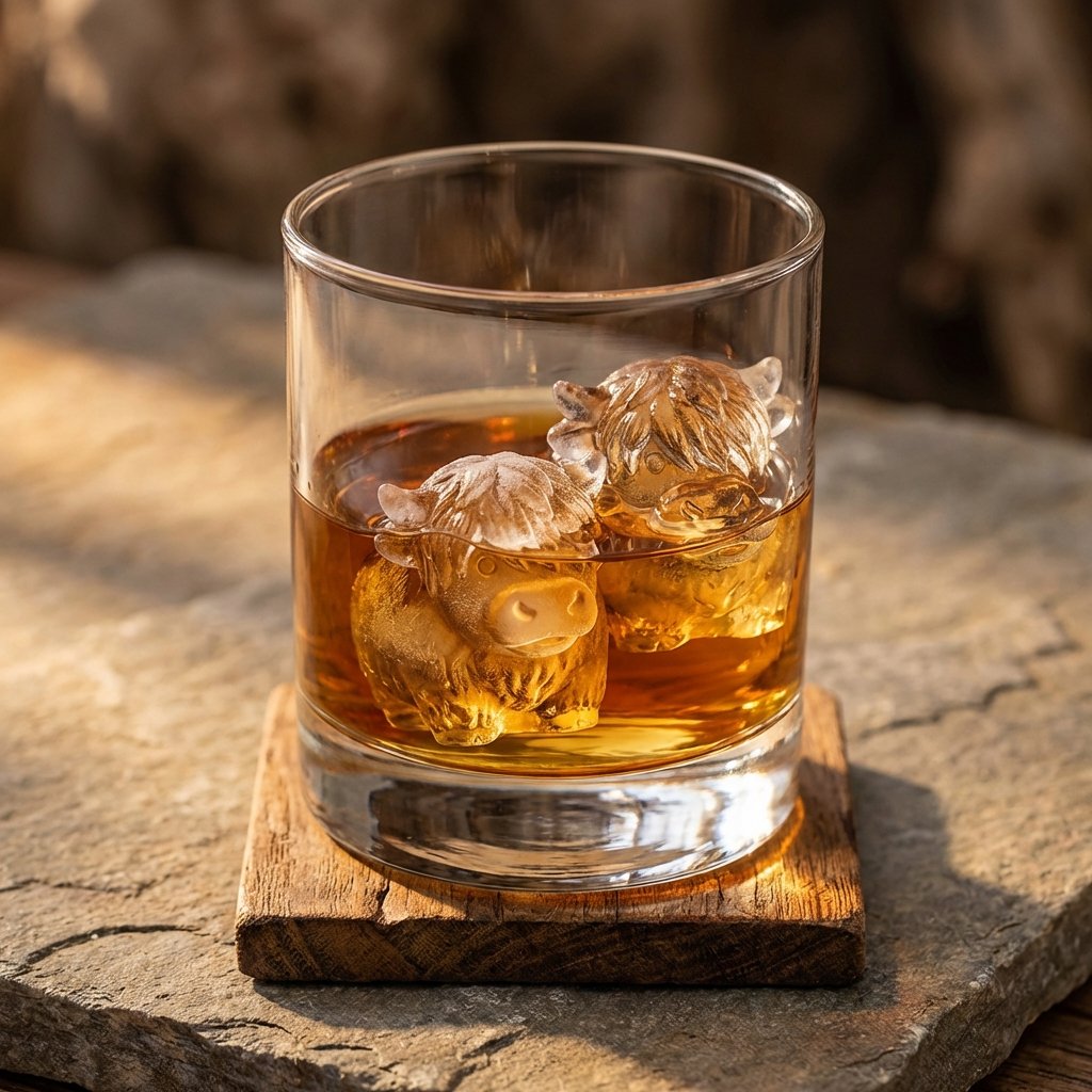 🔥LAST DAY SALE$ 9.99!!⚡50K+ SOLD!🐮 Mini Highland Cow Ice Cube Mold – Cute 3D Ice for Drinks, Parties & Gifts