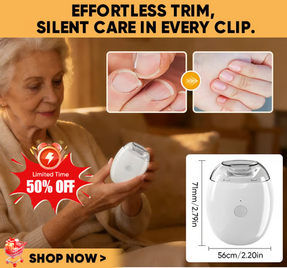 💐50% OFF ! Touch-Free Electric Nail Clipper: Safe, Fast & Gentle for All Ages!