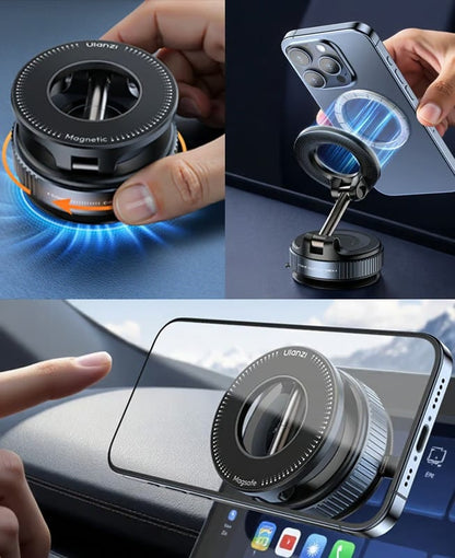 🔥2026 Spring Special Offer 50% OFF👒Vacuum Phone Mount with One-Step-Lock