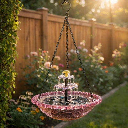 🎉 Special Offer Today Only!🐦Solar Cascade Hanging Bird Bath Fountain🎉