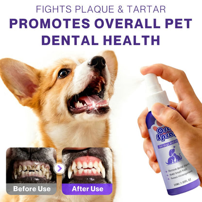 Tiworld® Pet Oral Spray ✅ Freshen Breath, Remove Tartar & Promote gum regeneration, stabilize teeth 🦷-$AC