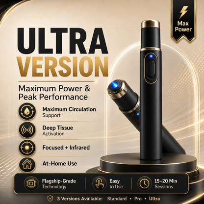 Ultrasonic Shock WaveTherapy Massager--Restore Circulation.Relieve Deep Pain.Rebuild Male Confidence.