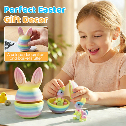 💐50% OFF ! Easter Decorative Egg – Articulated Bunny for Collectors 🎁🌷【Holiday Special】