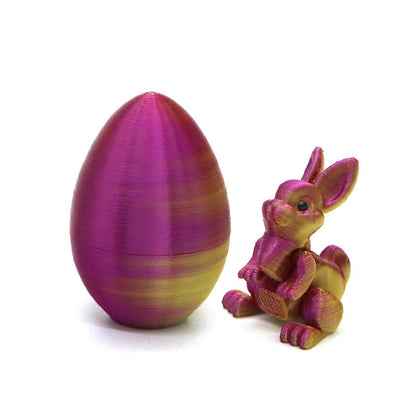 💐50% OFF ! Easter Decorative Egg – Articulated Bunny for Collectors 🎁🌷【Holiday Special】