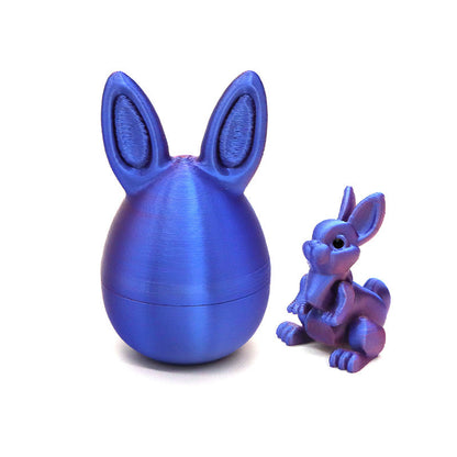 💐50% OFF ! Easter Decorative Egg – Articulated Bunny for Collectors 🎁🌷【Holiday Special】