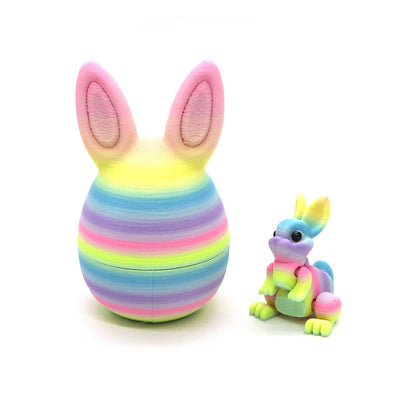 💐50% OFF ! Easter Decorative Egg – Articulated Bunny for Collectors 🎁🌷【Holiday Special】